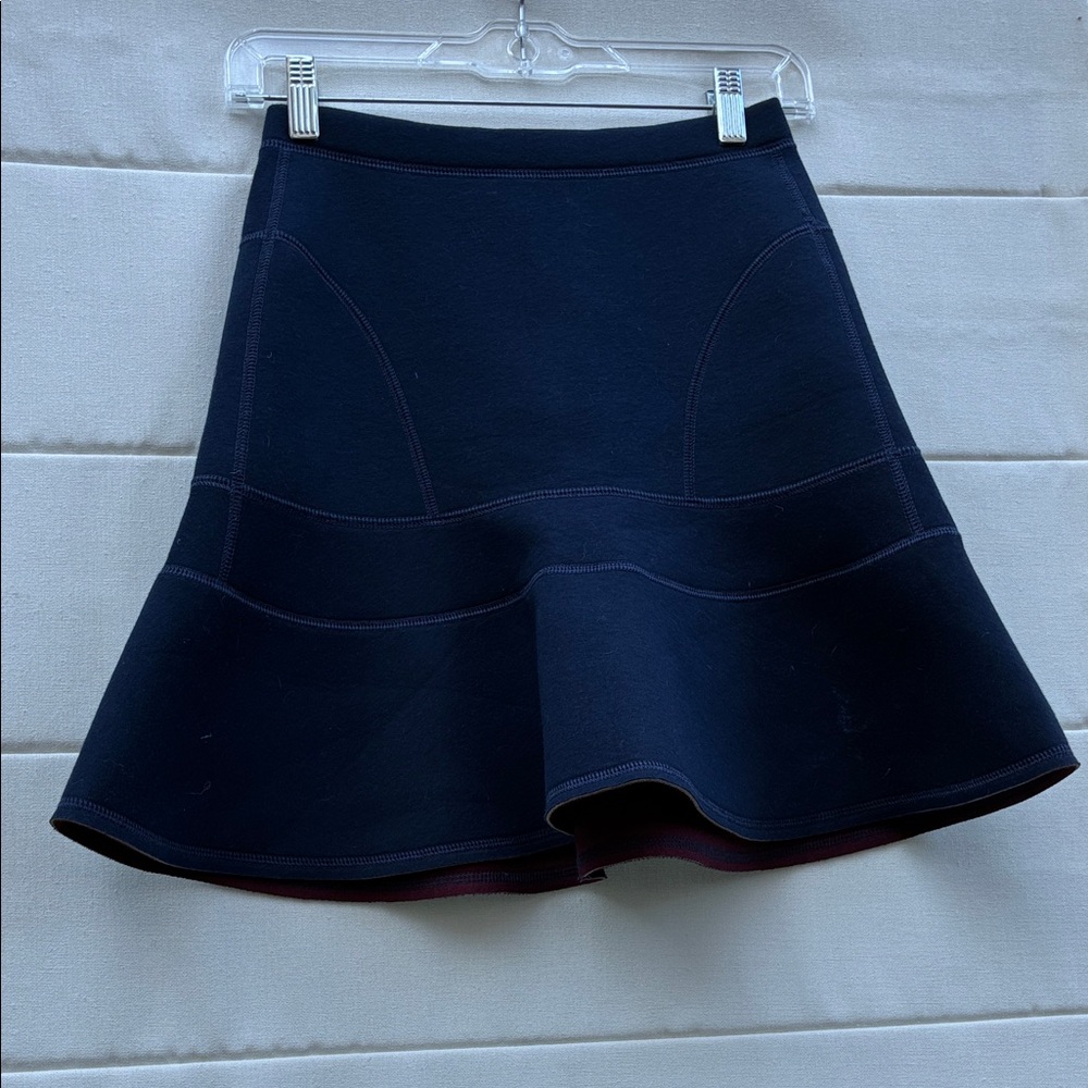 J. Crew Navy Midi Skirt